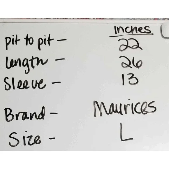 NWT! Maurice's Dark Teal Velour Dot Burnout Puff Sleeve Blouse Size Large - Picture 10 of 10